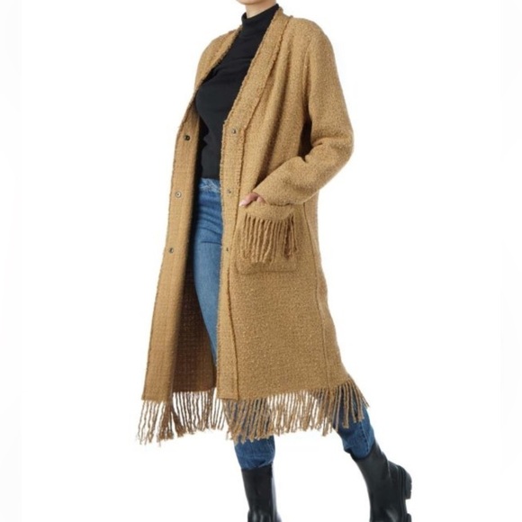 NWT Pinko Ancasti Tweed Boucle Overcoat in Italian size 40 (US S/4) - Picture 6 of 16